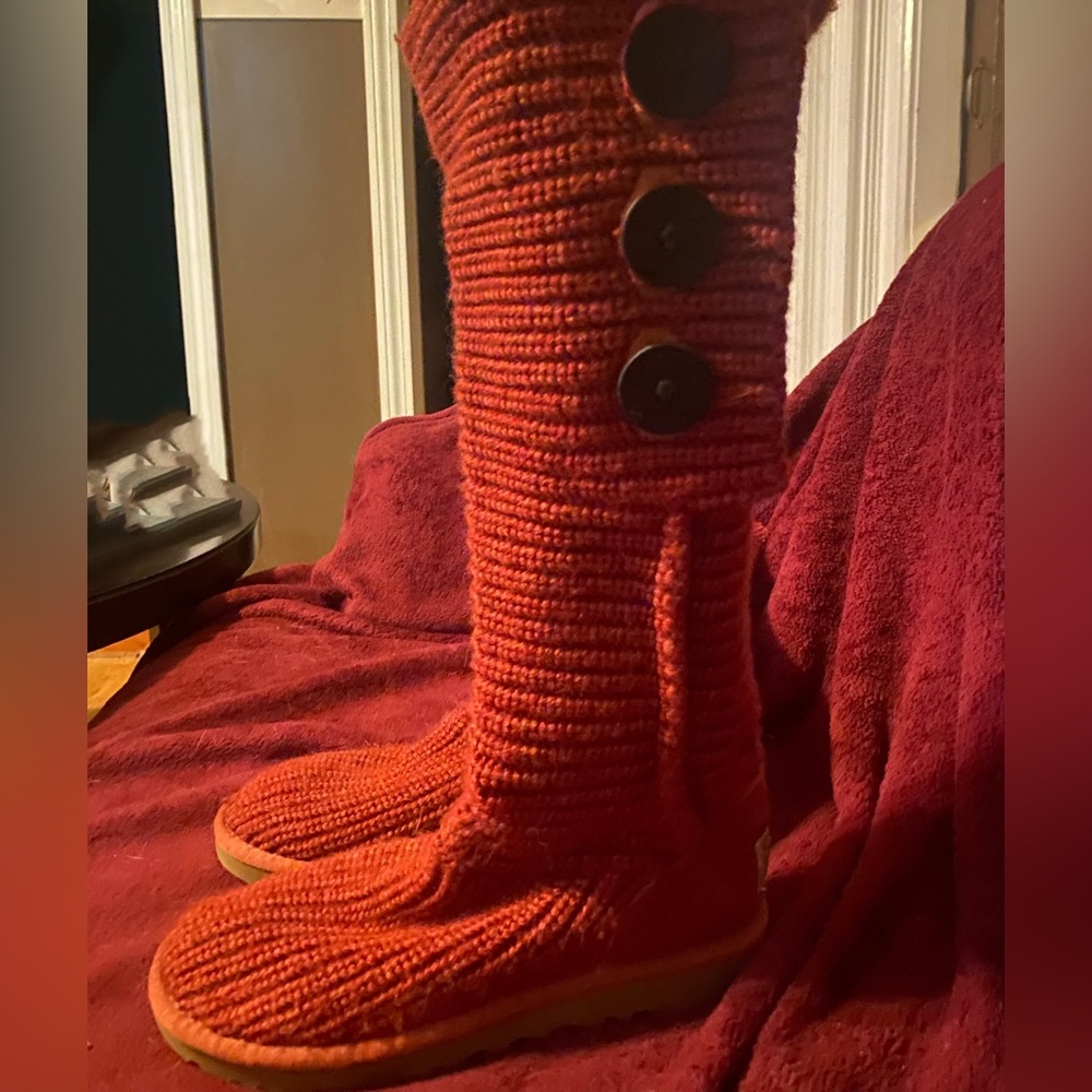 Red Knit Uggs